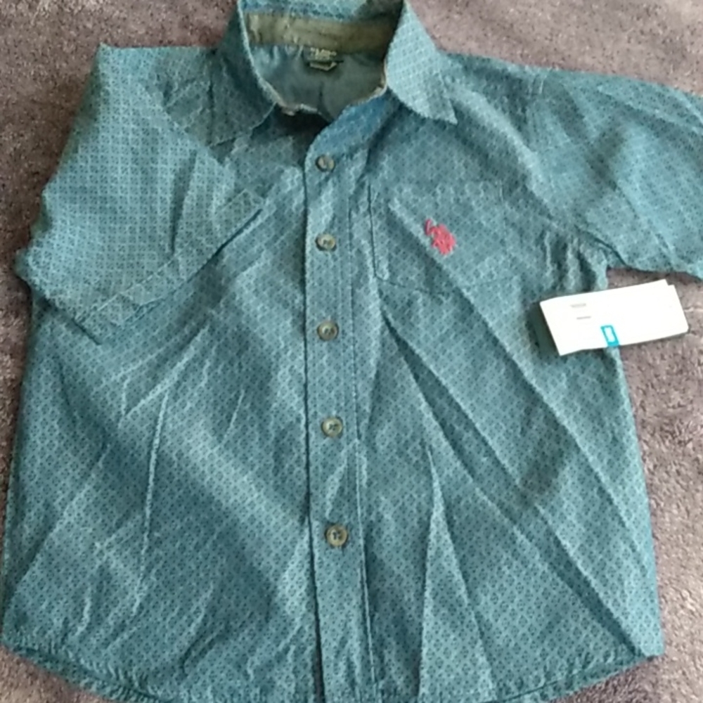 Boys u.s. polo size 7 button up